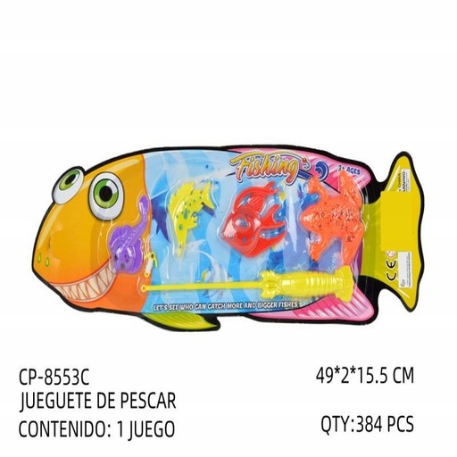 [CP-8553C [384 PZS/CAJA]] [CP-8553C] JUEGUETE DE PESCAR