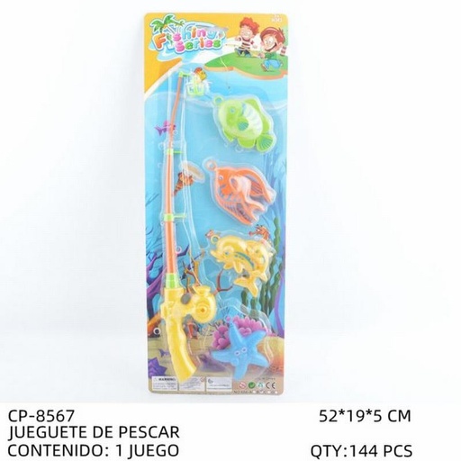 [CP-8567 [144 PZS/CAJA]] [CP-8567] JUEGUETE DE PESCAR