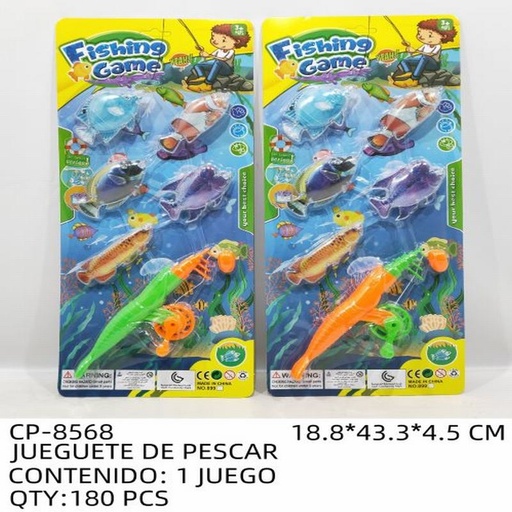 [CP-8568 [180 PZS/CAJA]] [CP-8568] JUEGUETE DE PESCAR