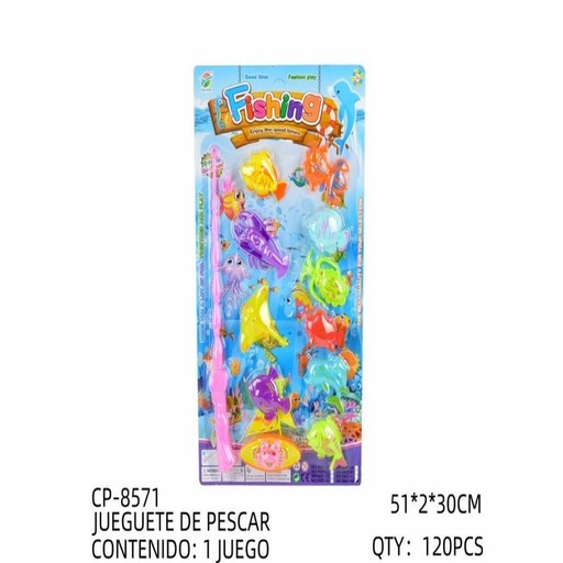 [CP-8571 [120 PZS/CAJA]] [CP-8571] JUEGUETE DE PESCAR