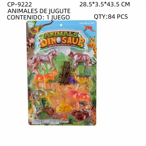 [CP-9222 [84 PZS/CAJA]] [CP-9222] ANIMALES DE JUGUTE