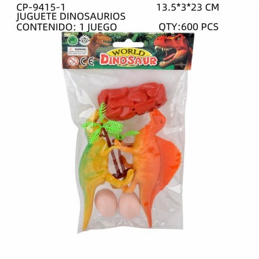 [CP-9415-1 [600 PZS/CAJA]] [CP-9415-1] JUGUETE DINOSAURIOS