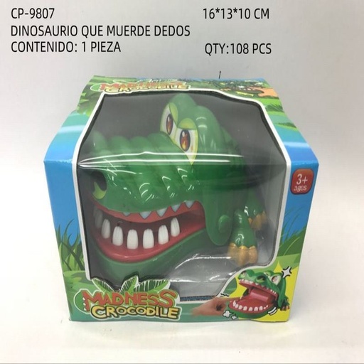 [CP-9807 [108 PZS/CAJA]] [CP-9807] DINOSAURIO QUE MUERDE DEDOS