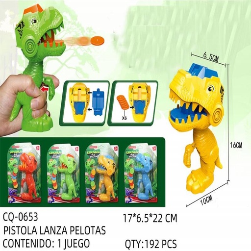 [CQ-0653 [192 PZS/CAJA]] [CQ-0653] PISTOLA LANZA PELOTAS