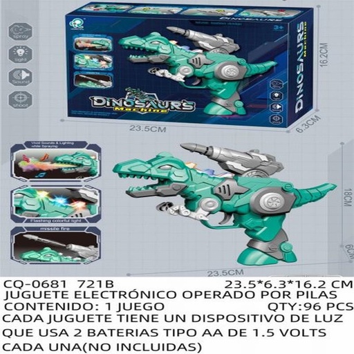 [CQ-0681 [96 PZS/CAJA]] [CQ-0681] JUGUETE ELECTRÓNICO OPERADO POR PILAS