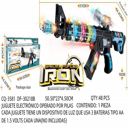 [CQ-3581 [48 PZS/CAJA]] [CQ-3581] JUGUETE ELECTRÓNICO OPERADO POR PILAS