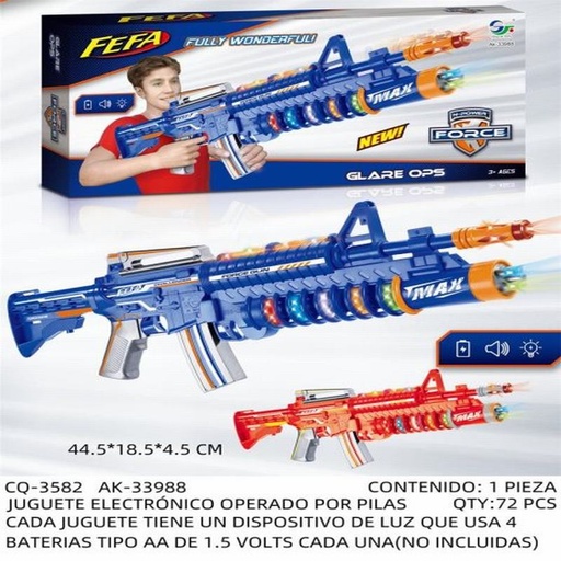 [CQ-3582 [72 PZS/CAJA]] [CQ-3582] JUGUETE ELECTRÓNICO OPERADO POR PILAS