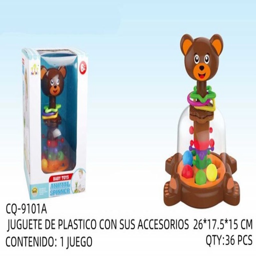 [CQ-9101A [36 PZS/CAJA]] [CQ-9101A] JUGUETE DE PLASTICO CON SUS ACCESORIOS