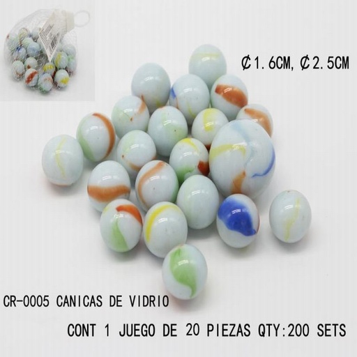 [CR-0005 [200 PZS/CAJA]] [CR-0005] CANICAS