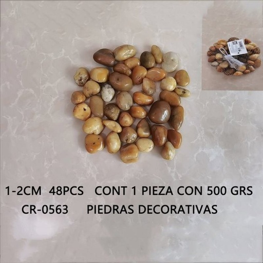 [CR-0563 [48 PZS/CAJA]] [CR-0563] PIEDRAS DECORATIVAS