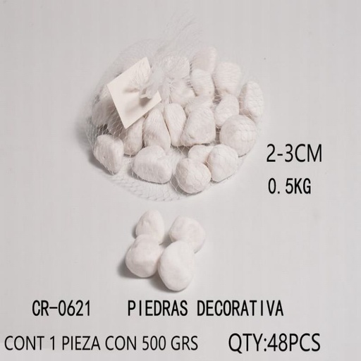 [CR-0621 [48 PZS/CAJA]] [CR-0621] PIEDRAS DECORATIVA