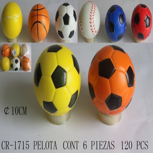 [CR-1715 [120 PZS/CAJA]] [CR-1715] PELOTA