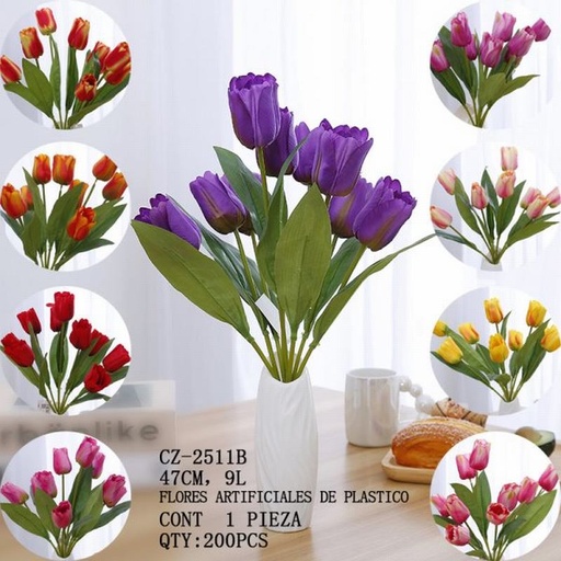 [CZ-2511B [200 PZS/CAJA]] [CZ-2511B] FLORES ARTIFICIALES DE PLASTICO