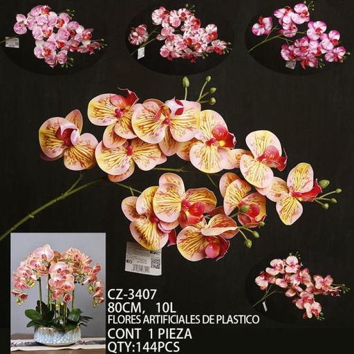 [CZ-3407 [144 PZS/CAJA]] [CZ-3407] FLORES ARTIFICIALES DE PLASTICO
