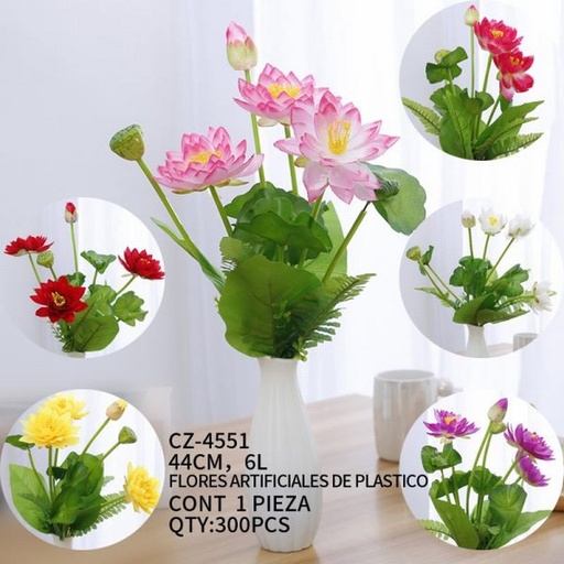 [CZ-4551 [300 PZS/CAJA]] [CZ-4551] B-FLORES ARTIFICIALES DE PLASTICO