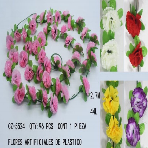 [CZ-5524 [96 PZS/CAJA]] [CZ-5524] FLORES ARTIFICIALES DE PLASTICO