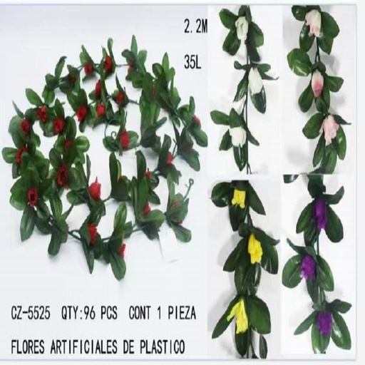 [CZ-5525 [96 PZS/CAJA]] [CZ-5525] FLORES ARTIFICIALES DE PLASTICO