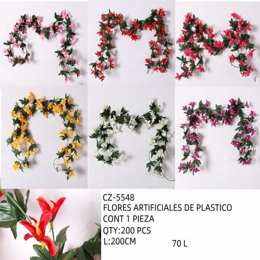 [CZ-5548 [200 PZS/CAJA]] [CZ-5548] FLORES ARTIFICIALES DE PLASTICO