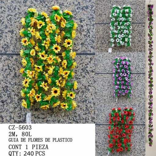 [CZ-5603 [240 PZS/CAJA]] [CZ-5603] GUIA DE FLORES DE PLASTICO