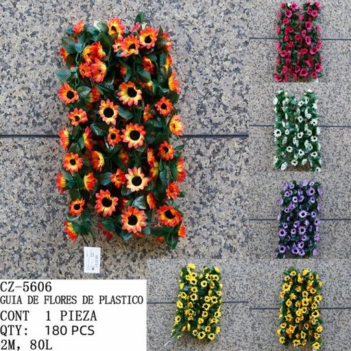 [CZ-5606 [180 PZS/CAJA]] [CZ-5606] GUIA DE FLORES DE PLASTICO