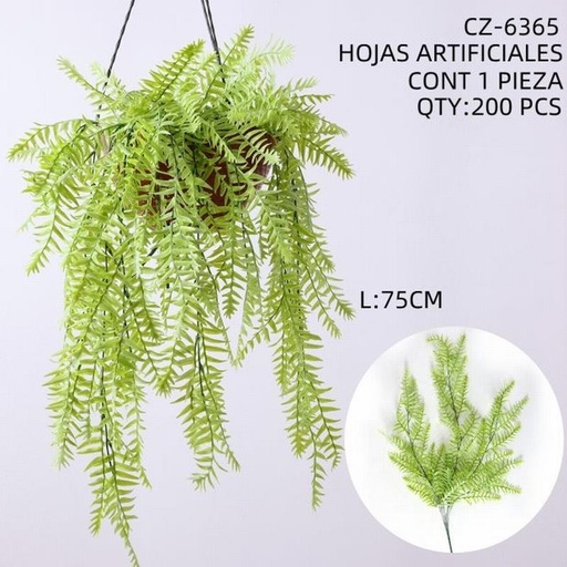 [CZ-6365 [200 PZS/CAJA]] [CZ-6365] HOJAS ARTIFICIALES