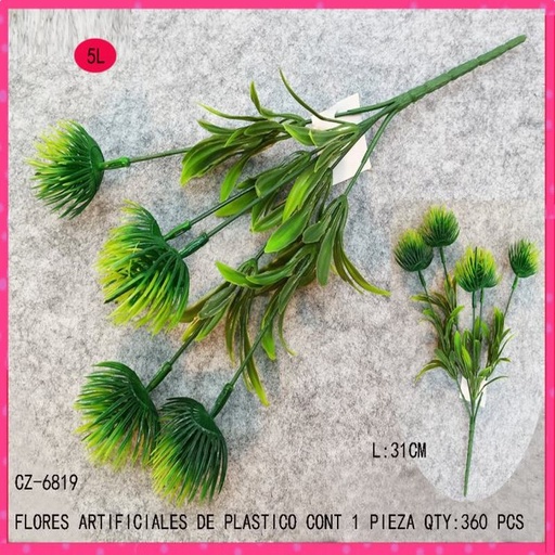 [CZ-6819 [360 PZS/CAJA]] [CZ-6819] FLORES ARTIFICIALES DE PLASTICO