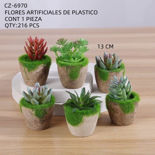 [CZ-6970 [216 PZS/CAJA]] [CZ-6970] B-FLORES ARTIFICIALES DE PLASTICO