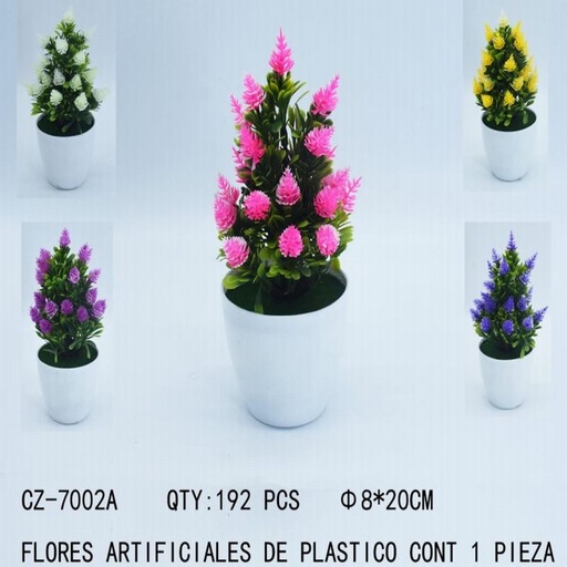 [CZ-7002A [192 PZS/CAJA]] [CZ-7002A] FLORES ARTIFICIALES DE PLASTICO