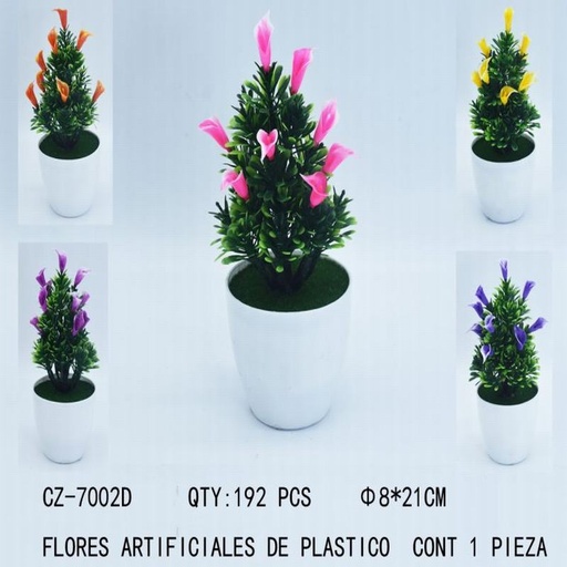 [CZ-7002D [192 PZS/CAJA]] [CZ-7002D] FLORES ARTIFICIALES DE PLASTICO