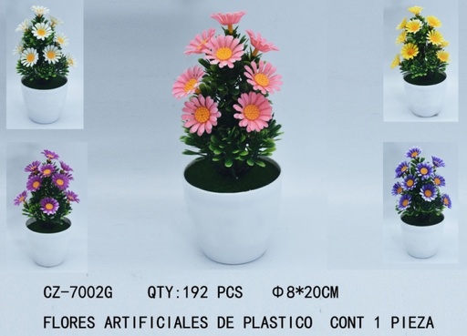 [CZ-7002G [192 PZS/CAJA]] [CZ-7002G] FLORES ARTIFICIALES DE PLASTICO