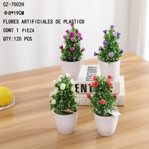 [CZ-7002H [192 PZS/CAJA]] [CZ-7002H] FLORES ARTIFICIALES DE PLASTICO