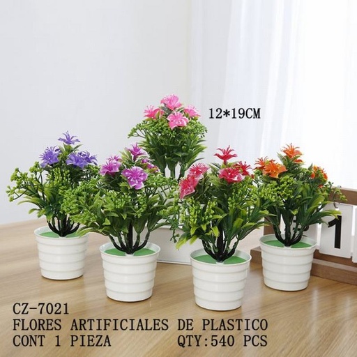 [CZ-7021 [540 PZS/CAJA]] [CZ-7021] FLORES ARTIFICIALES DE PLASTICO