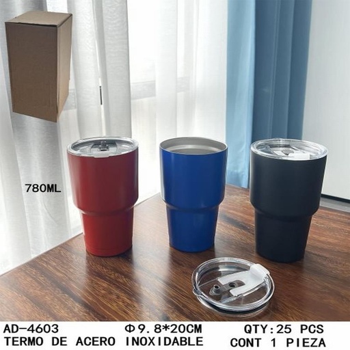 [AD-4603 [25 PZS/CAJA]] [AD-4603] TERMO DE ACERO INOXIDABLE