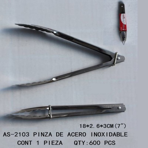 [AS-2103 [600 PZS/CAJA]] [AS-2103] PINZAS
