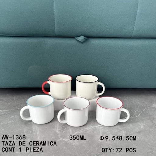 [AW-1368 [72 PZS/CAJA]] [AW-1368]TAZA DE CERAMICA