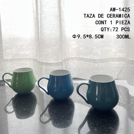 [AW-1425 [72 PZS/CAJA]] [AW-1425]TAZA DE CERAMICA
