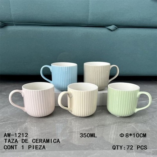 [AW-1212 [72 PZS/CAJA]] [AW-1212]TAZA DE CERAMICA