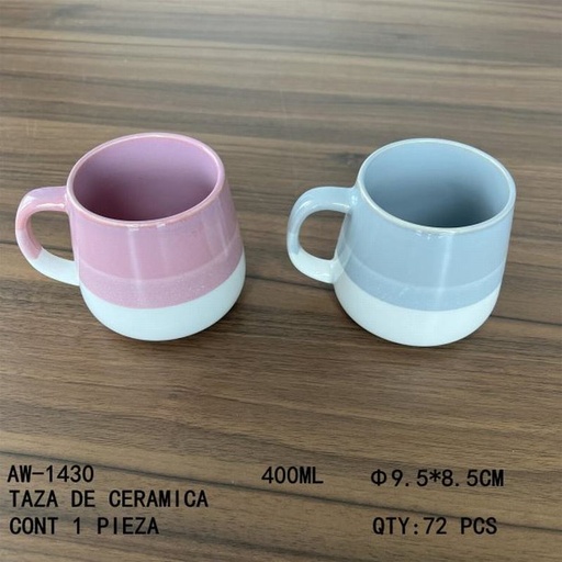 [AW-1430 [72 PZS/CAJA]] [AW-1430]TAZA DE CERAMICA
