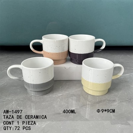 [AW-1497 [72 PZS/CAJA]] [AW-1497]TAZA DE CERAMICA