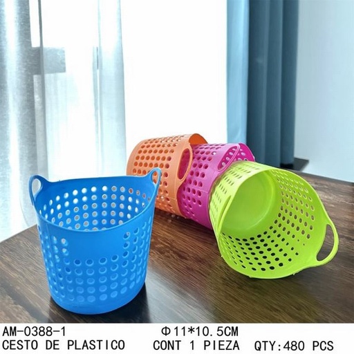 [AM-0388-1 [480 PZS/CAJA]] [AM-0388-1]CESTO DE PLASTICO