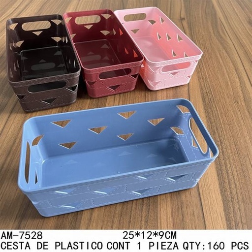 [AM-7528 [160 PZS/CAJA]] [AM-7528]CESTA DE PLASTICO