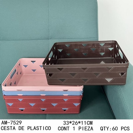 [AM-7529 [60 PZS/CAJA]] [AM-7529]CESTA DE PLASTICO