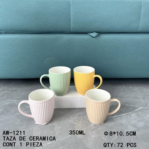 [AW-1211 [72 PZS/CAJA]] [AW-1211]TAZA DE CERAMICA