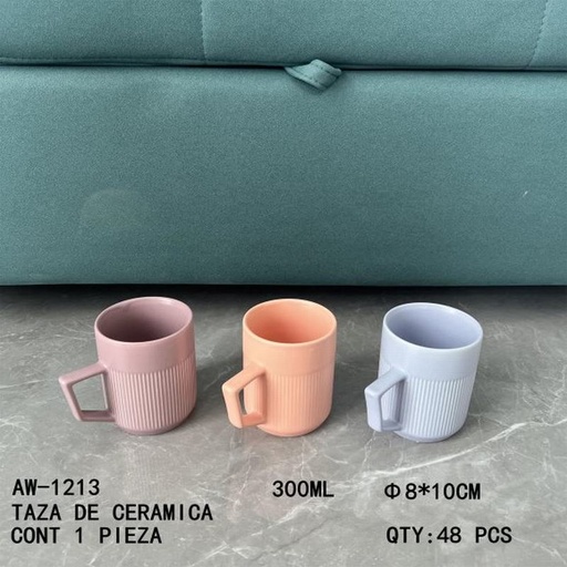 [AW-1213 [48 PZS/CAJA]] [AW-1213]TAZA DE CERAMICA