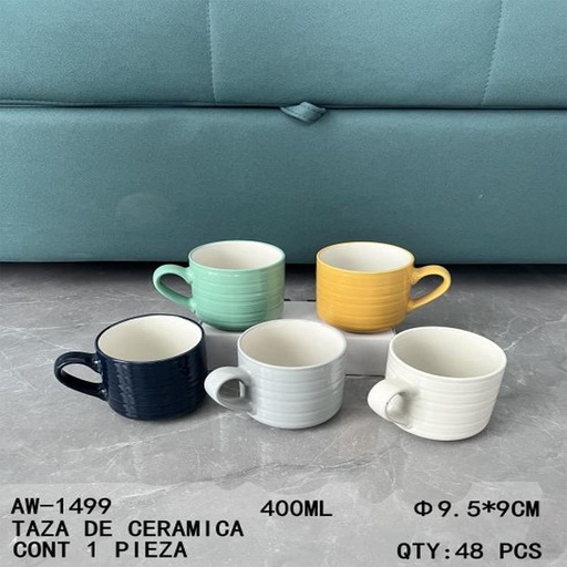 [AW-1499 [48 PZS/CAJA]] [AW-1499]TAZA DE CERAMICA