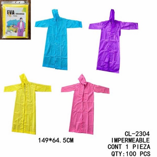 [CL-2304 [100 PZS/CAJA]] [CL-2304]IMPERMEABLE