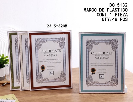 [BC-5132 [48 PZS/CAJA]] [BC-5132]MARCO DE PLASTICO