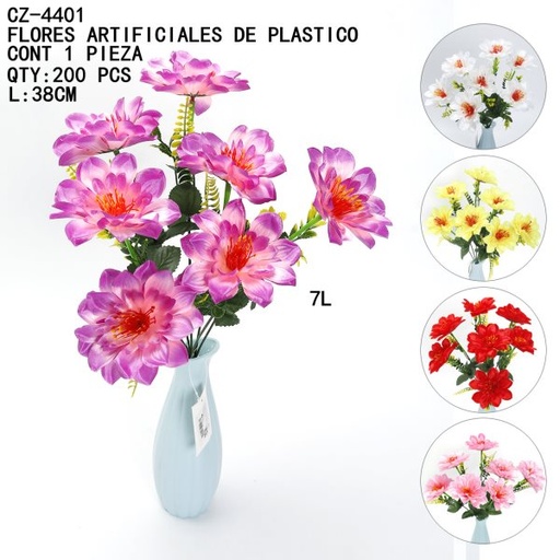 [CZ-4401 [200 PZS/CAJA]] [CZ-4401]FLORES ARTIFICIALES DE PLASTICO