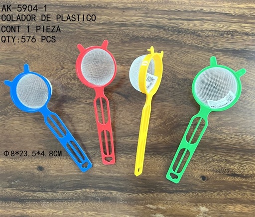 [AK-5904-1 [576 PZS/CAJA]] [AK-5904-1]COLADOR DE PLASTICO
