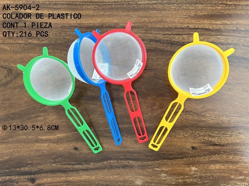 [AK-5904-2 [216 PZS/CAJA]] [AK-5904-2]COLADOR DE PLASTICO